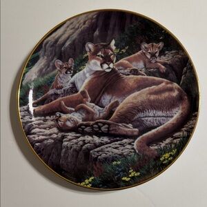 Vintage. FLEETWOOD Collection. Endangered Kingdom. ALPINE ANTIES. Plate A 1514